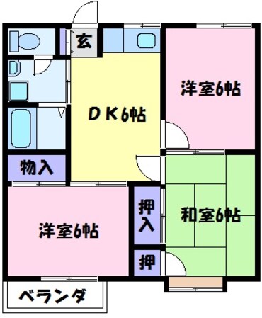 北野田駅 徒歩25分 2階の物件間取画像